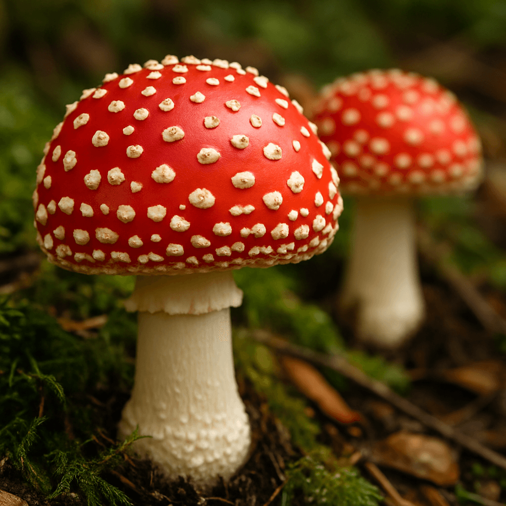 Close-up of medicinal mushrooms